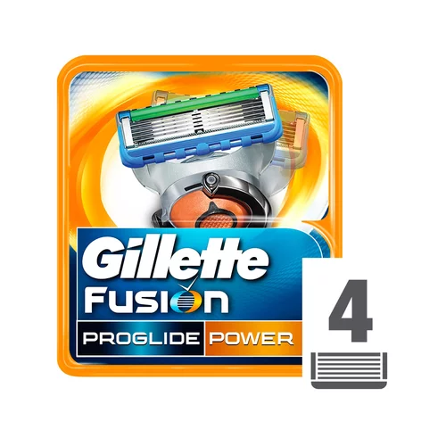 Gillette Fusion5 Proglide Power britvice 4 kom za muškarce