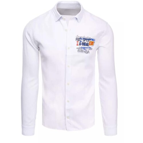 DStreet Men's white shirt DX2283 Cene