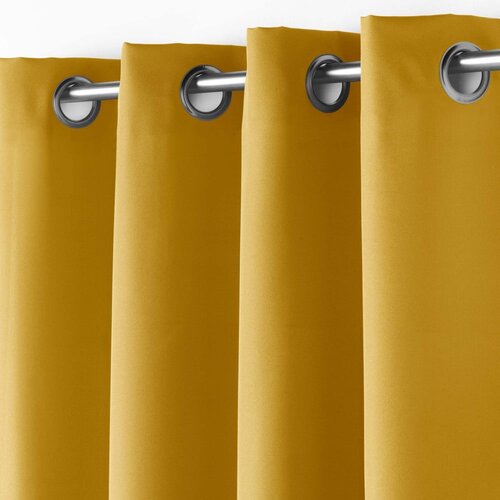 Douceur d int&amp;eacute;rieur Žuta zavjesa 140x180 cm Essentiel &amp;ndash; Slike