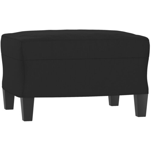  Trosjed s tabureom crni 180 cm od mikrovlakana Slike