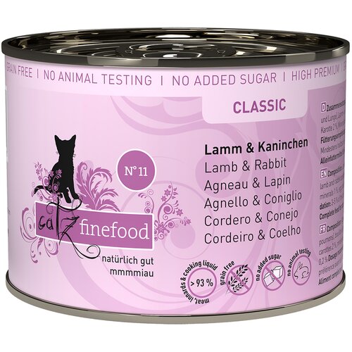 catz finefood konzerve 6 x 200 g - Janjetina i kunić Cijene