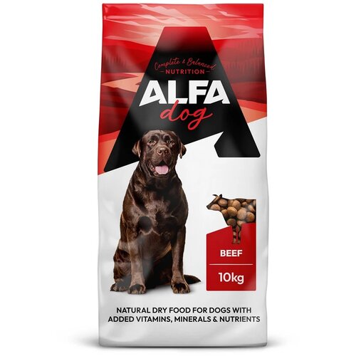 Alpha Suva hrana za pse Govedina, 10kg Cene