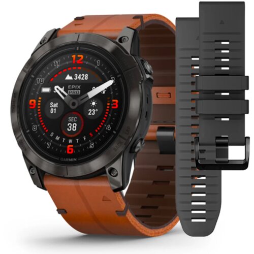 Garmin Pametni sat EPIX PRO GEN2 Sapphire Carbon Gray DLC Tit Chestnut leather Cijene