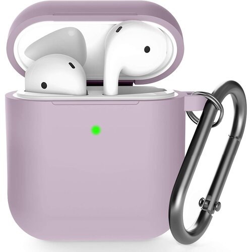Venisymlis Silikonska torbica AirPods z obeskom za ključe, 360°C zaščitna prevleka, odporna na udarce, (22101998) Cene