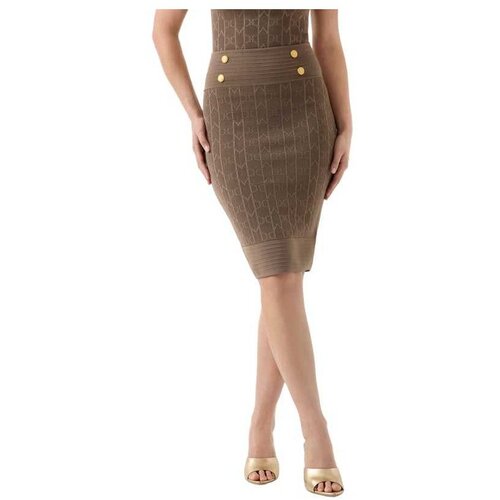Guess Marciano - braon midi suknja Slike