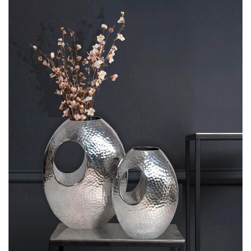 Livetastic Set Dekorativnih Vaz Silver, 2 Kos Slike