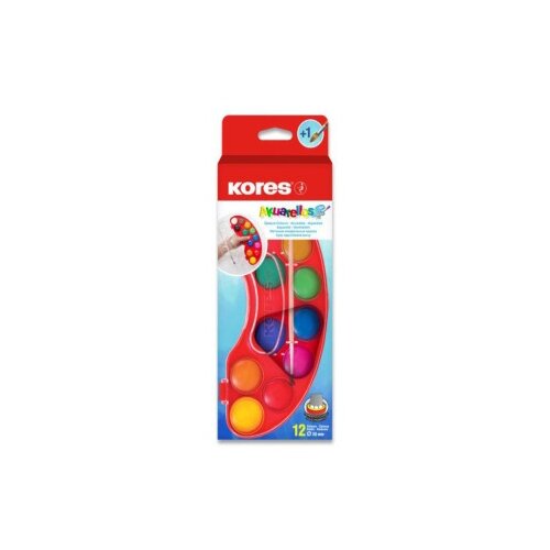  Kores akurellos 12 vodenih boja 30mm +cetkica 7-k30102 ( 38602 ) Cene