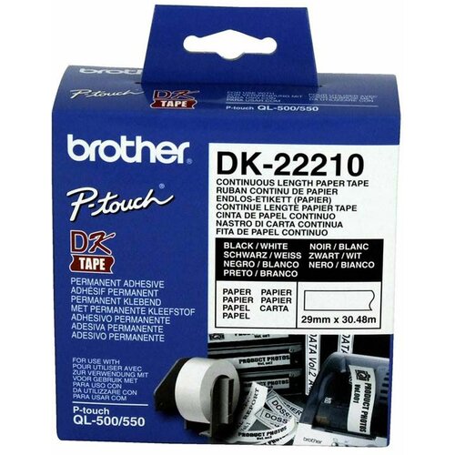 Brother DK-22210 Kontinuirana traka 29mm x 30.48m Slike