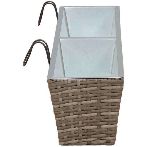  Ograda Metal - Siva 80 cm Slike