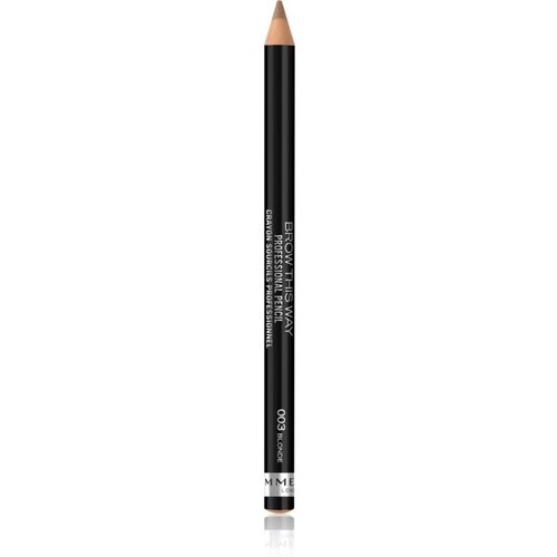 Rimmel London Brow This Way olovka za obrve sa četkicom nijansa 003 Blonde 1,4 g Cijene