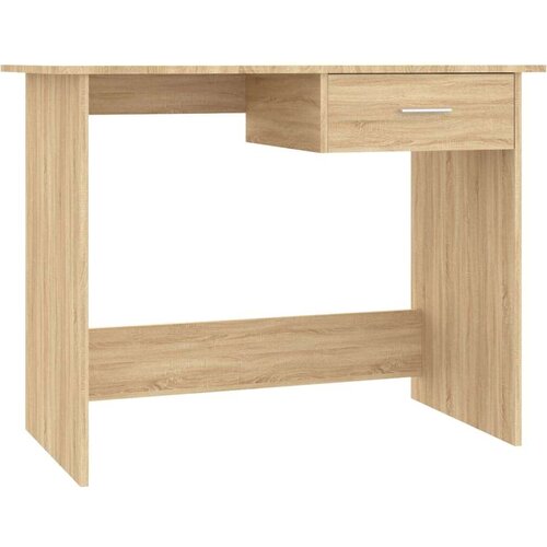 VidaXL Radni stol boja hrasta sonome 100 x 50 x 76 cm od iverice Slike