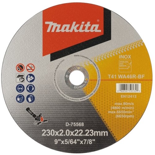 Makita tanka rezalna plošča za INOX 230x2x22.23, D-75568 Cene