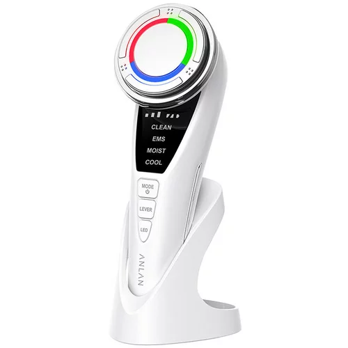 ANLAN Ultrazvočni masažni aparat za obraz s svetlobno terapijo 01-ADRY15-001, (20628736)