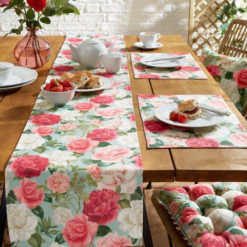 RHS Bombažen namizni tekač 33x220 cm Rose Garden – Cene