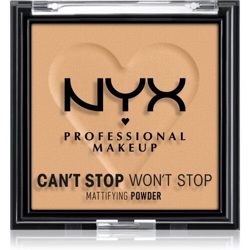 NYX Professional Makeup Can't Stop Won't Stop Mattifying Powder matirajući puder nijansa 05 Golden 6 g Cijene