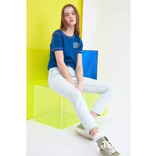 Trendyol Mint High Waist Mom Jeans Slike