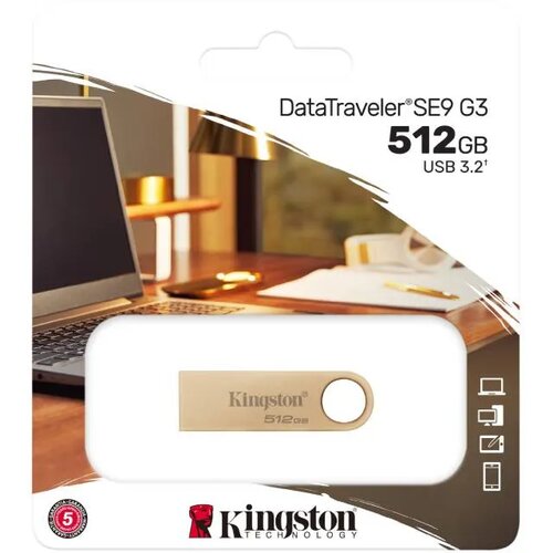 Kingston 512GB DataTraveler SE9 G3 USB 3.0 flash DTSE9G3/512GB champagne Cene