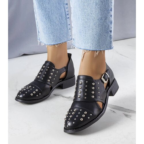 Gemre Black cut-out shoes Irene Slike