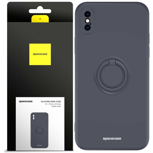 Spacecase SILIKONSKI OVITEK RING ZA IPHONE XS MAX ČRN, (21963990) Cene