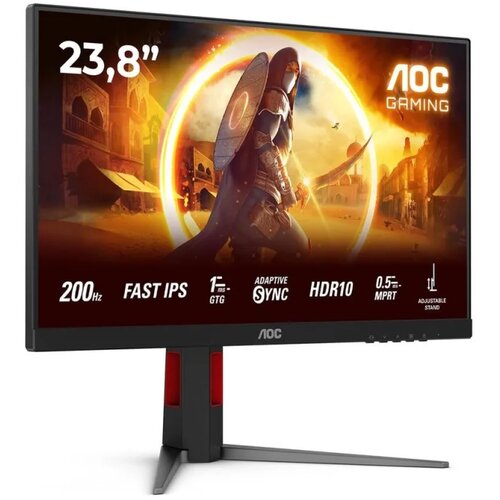  Monitor 23.8" AOC 24G4HA IPS/1920x1080/200Hz/1ms GtG/HDMIx2,DP/Gsync/Pivot,visina/zvucnici/crna Cene