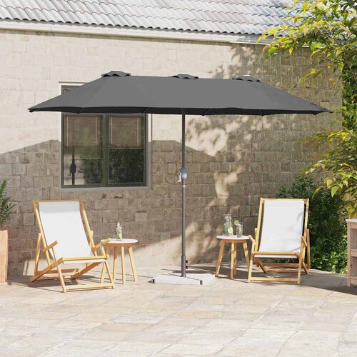  Vrtni suncobran Antracit 370 x 197 x 239 cm Cijene