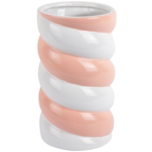 PT LIVING Bijela/ružičasta keramička vaza (visina 23 cm) Marshmallow &ndash; Cijene