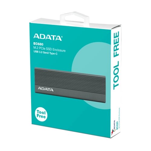 A DATA kući&amp;scaron;te za M.2 NVMe SSD Box Type-C EC680 Slike