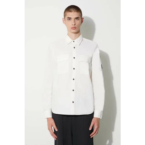 C.P. Company Košulja 15CMSH157A002824G SHIRTS LONG SLEEVE Gabardine Buttoned Shirt za muškarce, boja: bež, regular, s klasičnim ovratnikom