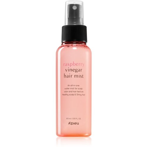 A_PIEU Raspberry Vinegar keratinsko pr&amp;scaron;ilo za obremenjene lase in lasi&amp;scaron;če 105 ml Slike
