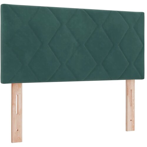  Krevet s od storage Tamnozelena 100 x 200 cm Bar&amp;scaron;un - Tamnozelena 100 x 200 cm Dizajn s rombovima Slike