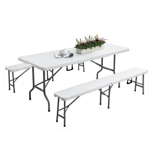  Sklopivi stol + 2 klupe, set za catering 180 cm Cijene