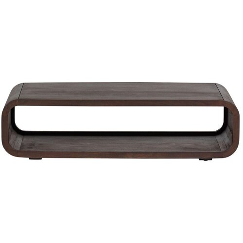 WOOOD Stolić za kavu od masivnog manga u tamnoj prirodnoj boji 60x120 cm Kinu &ndash; Cijene