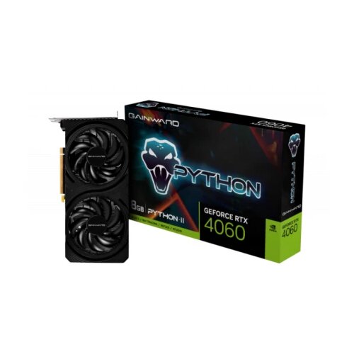 Gainward grafička karta svga RTX4060 python ii 8GB GDDR6 128bit 3x dp/hdmi, 4496 Slike