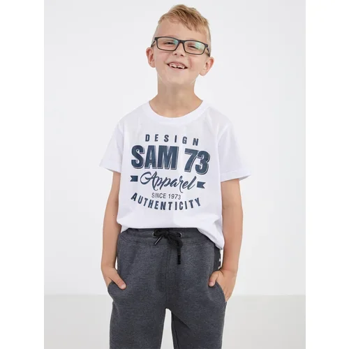 SAM73 Janson Majica otroška Bela