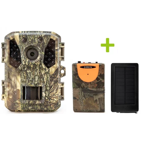 OXE Lovska kamera Gepard II, lovski detektor in sončna plošča + 32GB kartica SD in 6 baterij!