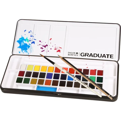 DALER ROWNEY Graduate Set akvarel boja Student Set 24 Colours With Brush