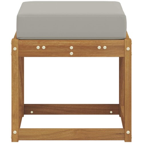  Klupa za sjedenje Prirodna i svijetlo siva 43 x 43 x 37 cm Slike