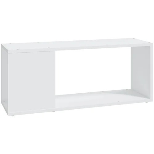 MAISON CHIC TV omarica - TV stojalo - Televizijska omarica bela 80x24x32 cm inženirski les, (21698649)