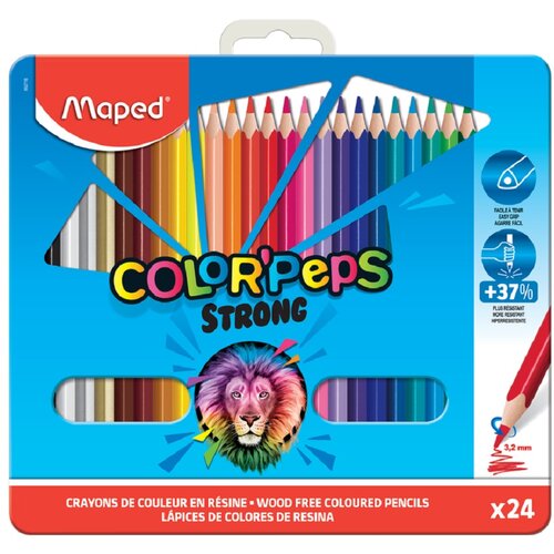 Maped drvene bojice COLOR`PEPS metal strong 1/24 Cene