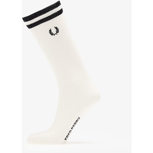 Fred Perry Tipped Sports Sock Snow White/ Black 9-11 Slike