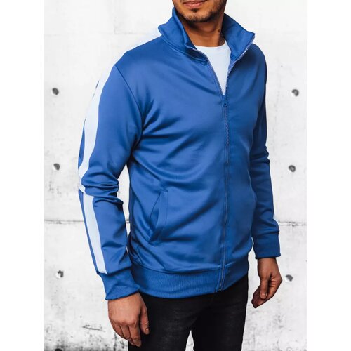 DStreet men&amp;#039;s blue zipper sweatshirt Slike