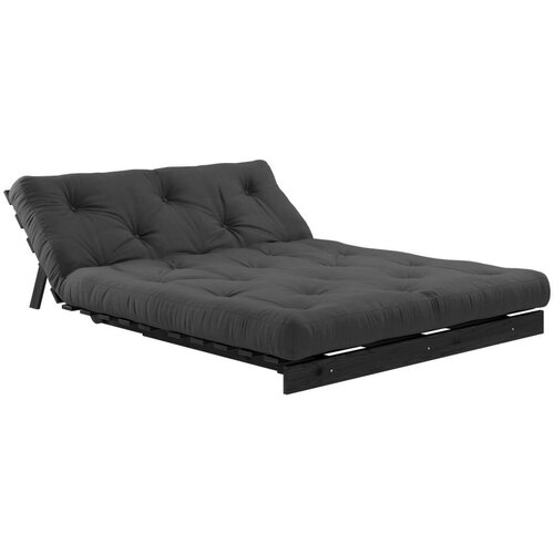 Karup Design Tamno siva sklopiva sofa 140 cm Roots Black Night &amp;ndash; Slike