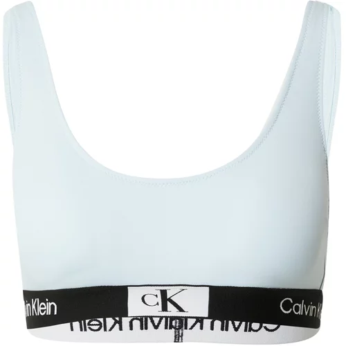 Calvin Klein Swimwear Bikini gornji dio svijetloplava / crna / bijela