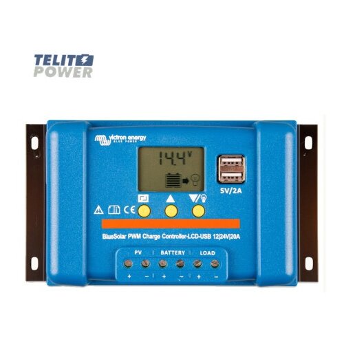 Victron Energy Victron BlueSolar PWM LCD&USB 12/24V-20A &ndash; Solarni regulator punjenja ( 5083 ) Cene
