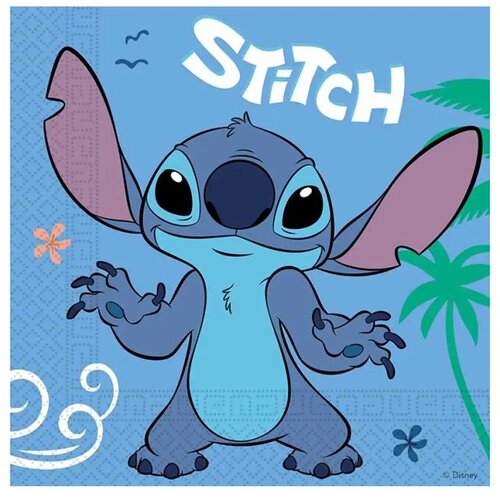 Procos Disney+Stitch 2-slojni papirnati ubrus, pakiranje od 20 komada Slike