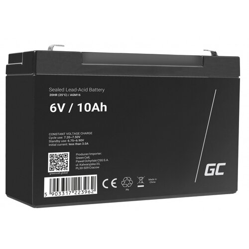 Green cell AGM baterija 6V 10Ah Cijene