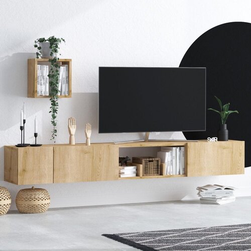 Hanah home Hanah kućna TV komoda Avior Oak Slike