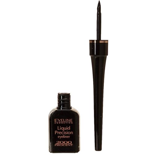 Eveline Liquid Precision črtalo za oči 2000 Procent Black 6 ml, (21649174) Cene