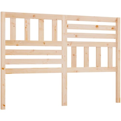Maison Chic posteljno vzglavje - vzglavna omarica - nočna omarica 146x4x100 cm trdna borovina, (21705298) Slike