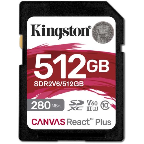 Kingston Technology Canvas React Plus 512 GB SDXC UHS-II 10.razred Cijene